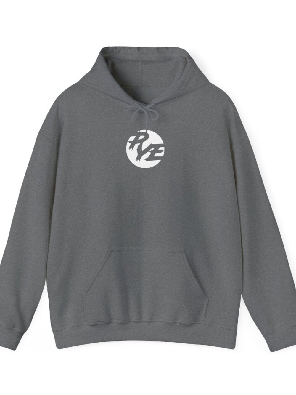 PYE Logo Hoodie | Unisex Streetwear Sweatshirt | Charcoal - Picture 2 of 4